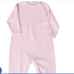 Nella Pima Pink Knit Bodysuit 3-6 months